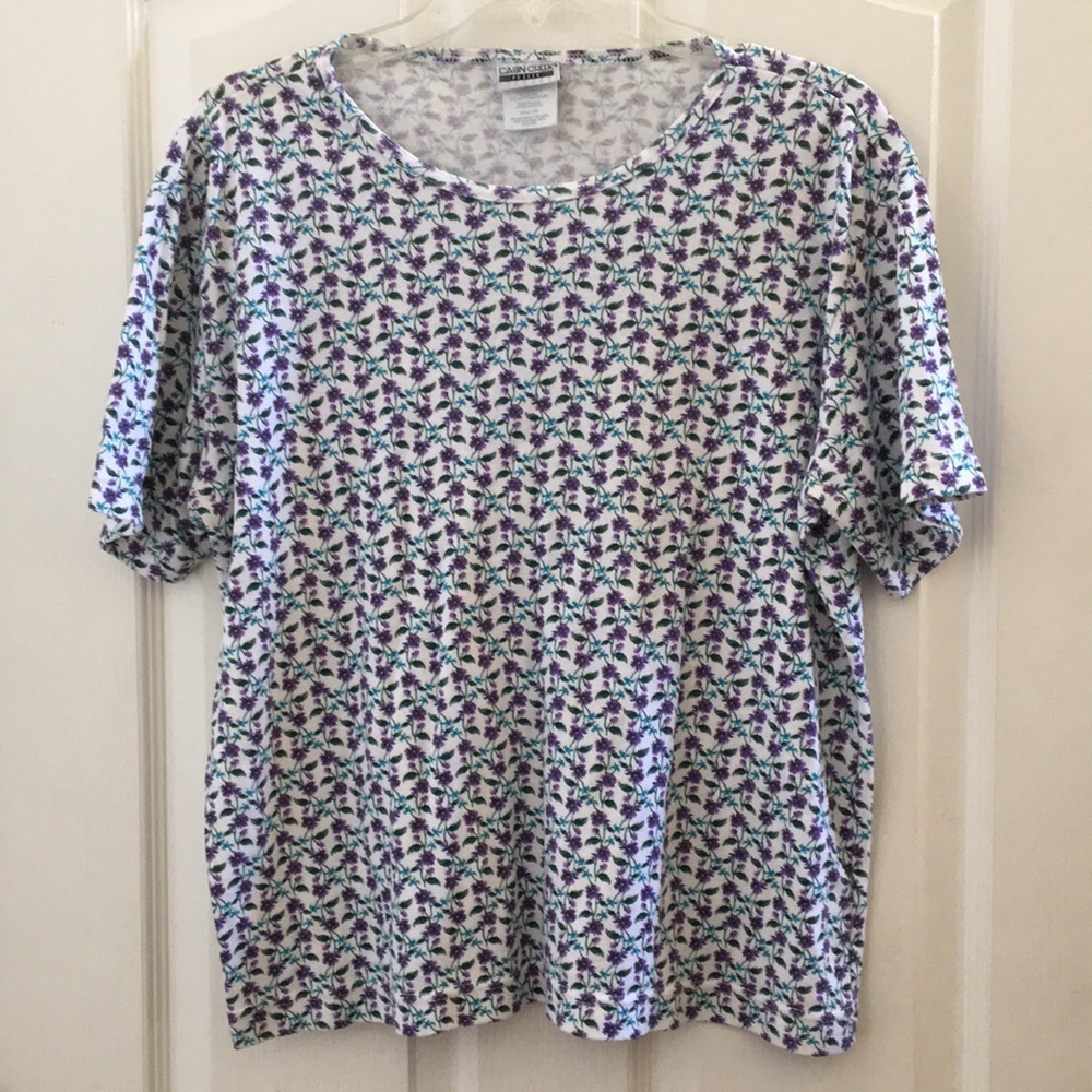 FINAL MARKDOWN Ladies cabin creek tee petite large